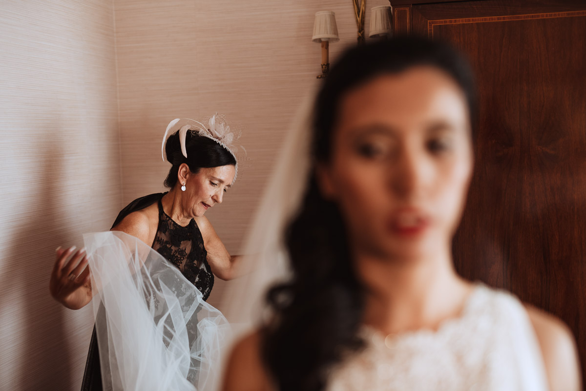 preparativos de la novia