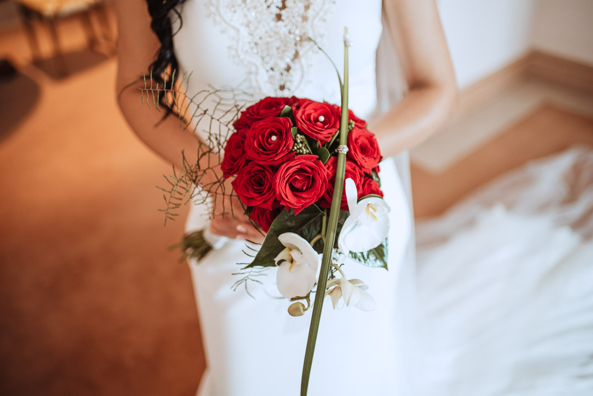 preparativos de la novia