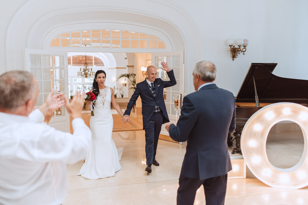 Banquete en gran hotel