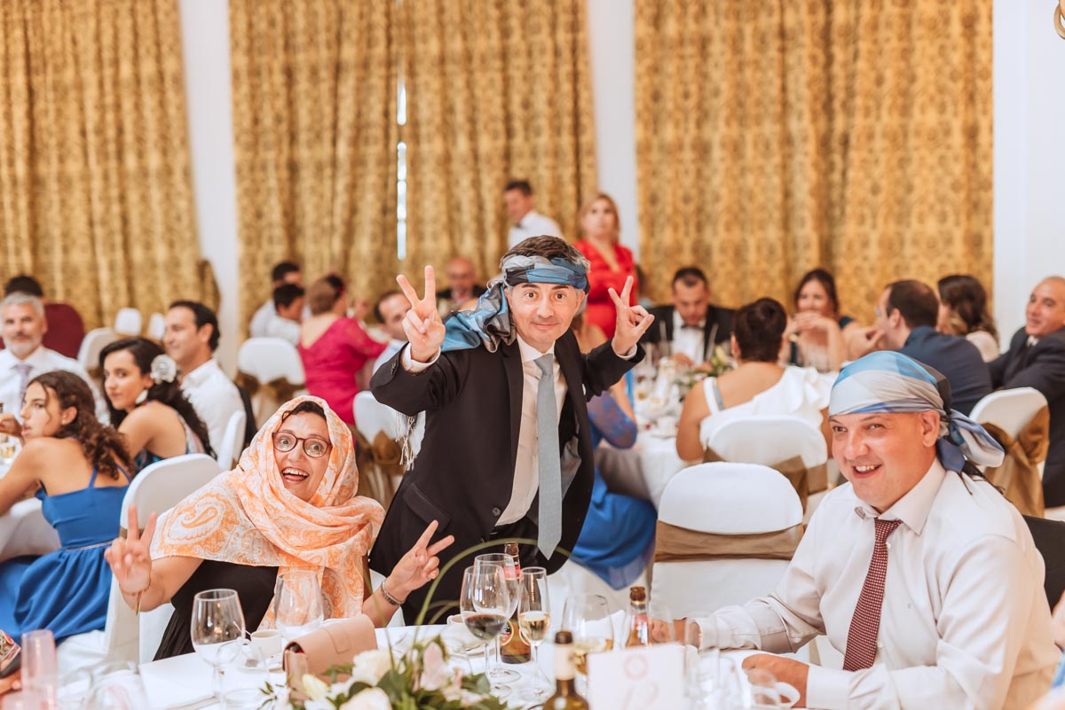 Banquete en gran hotel